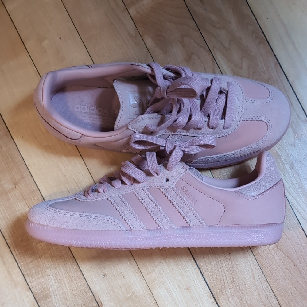 Adidas Women's Blush Pink Sneakers - Picture 3 of 3